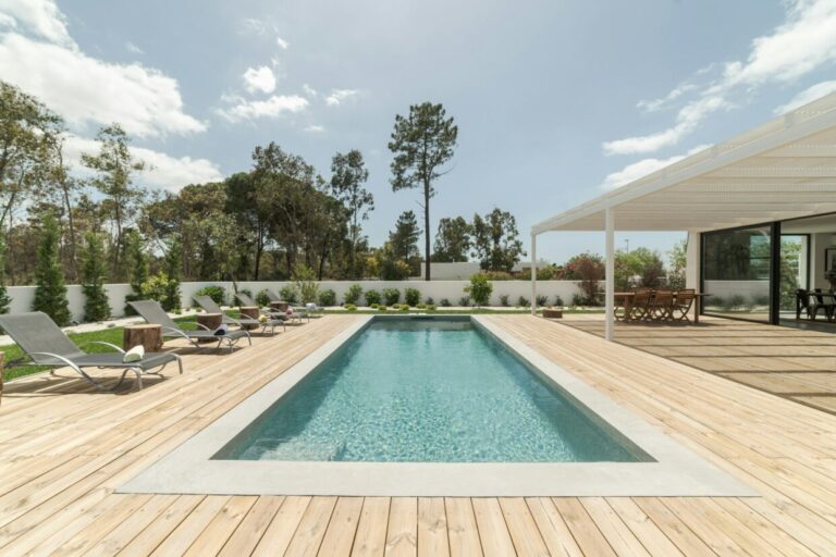 Swimming pool deck and walkway improvements